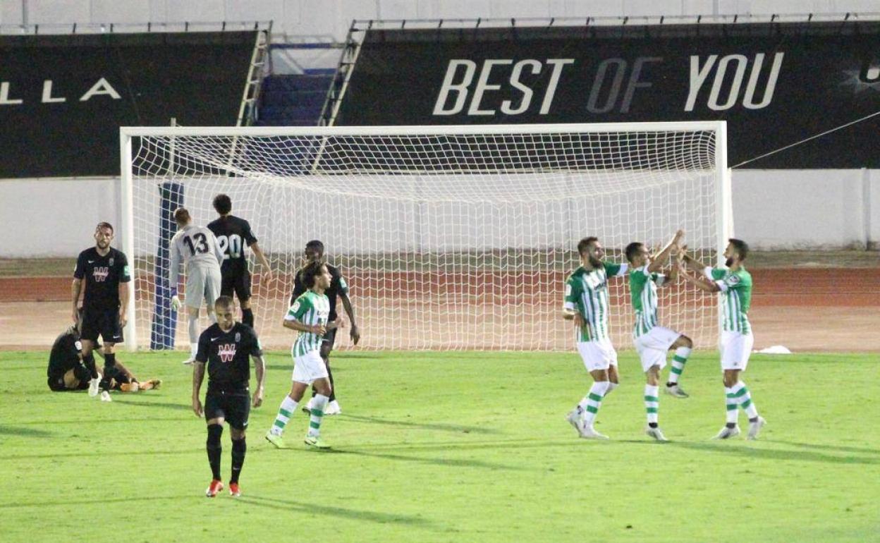 El tanto de Juanmi que supuso prácticamente la sentencia para el Granada. 