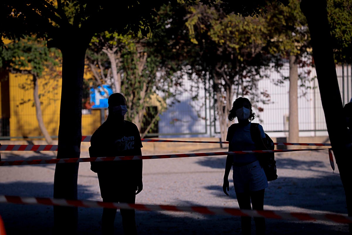 Vuelta a las aulas en los colegios Garvayo Dinelli y Los Álamos de Motril