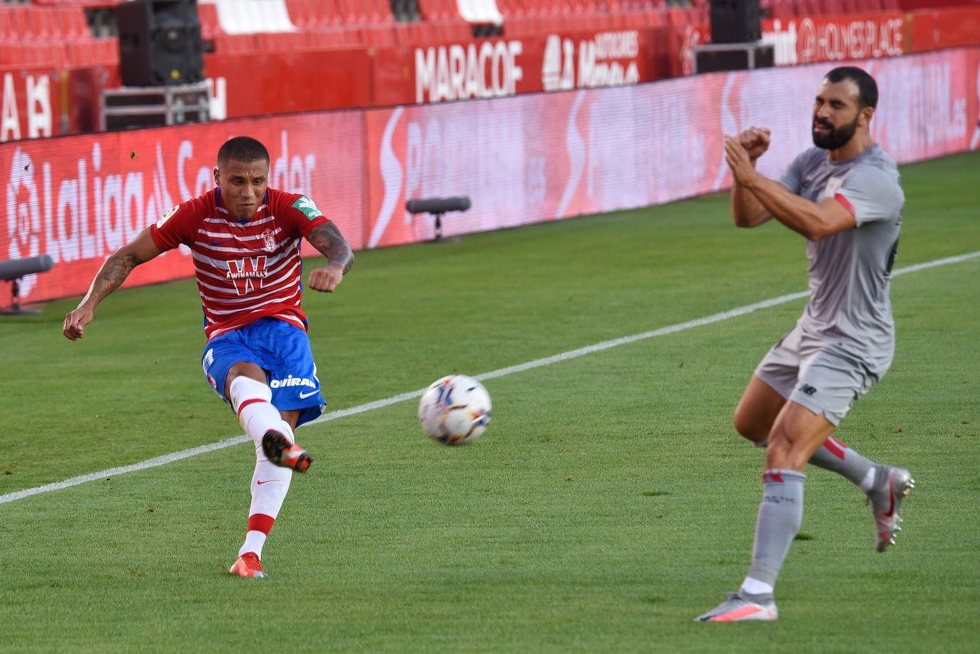 El equipo rojiblanco ha recibido este sábado al Athletic en la primera jornada de liga 