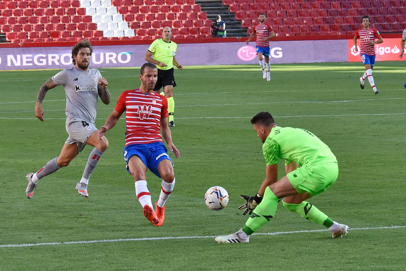 El equipo rojiblanco ha recibido este sábado al Athletic en la primera jornada de liga 