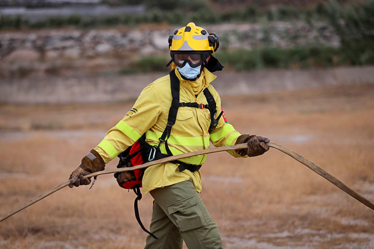 Los ayuntamientos de la provincia han puesto a disposición de la Junta locales municipales durante el periodo de riesgo de incendio para evitar la exposición a la Covid-19 de los 600 bomberos en un único centro de trabajo