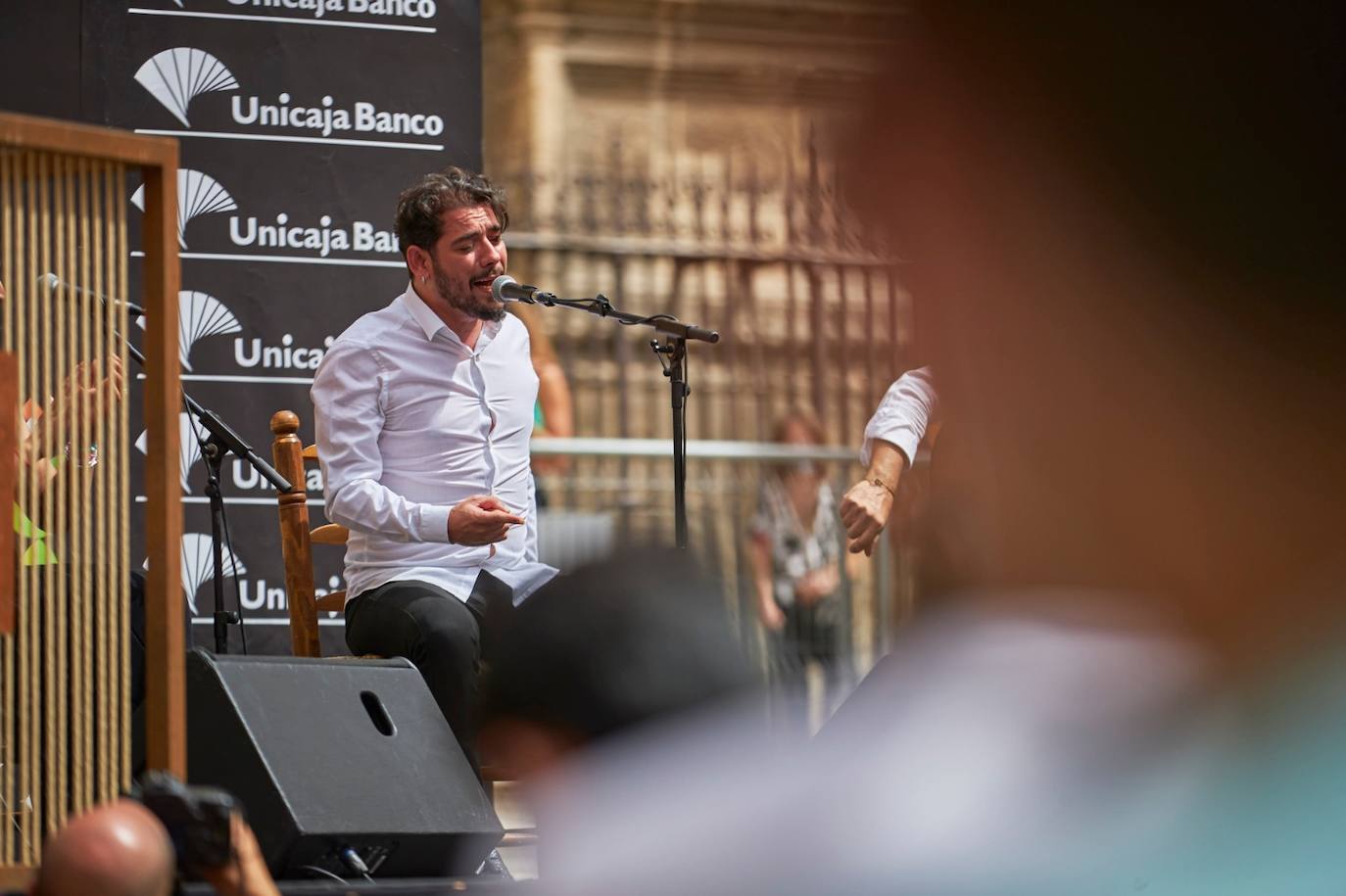 Los hermanos de Jacoba, Raúl Mikey e Irene Molina se han subido al escenario en el día dedicado a Camarón