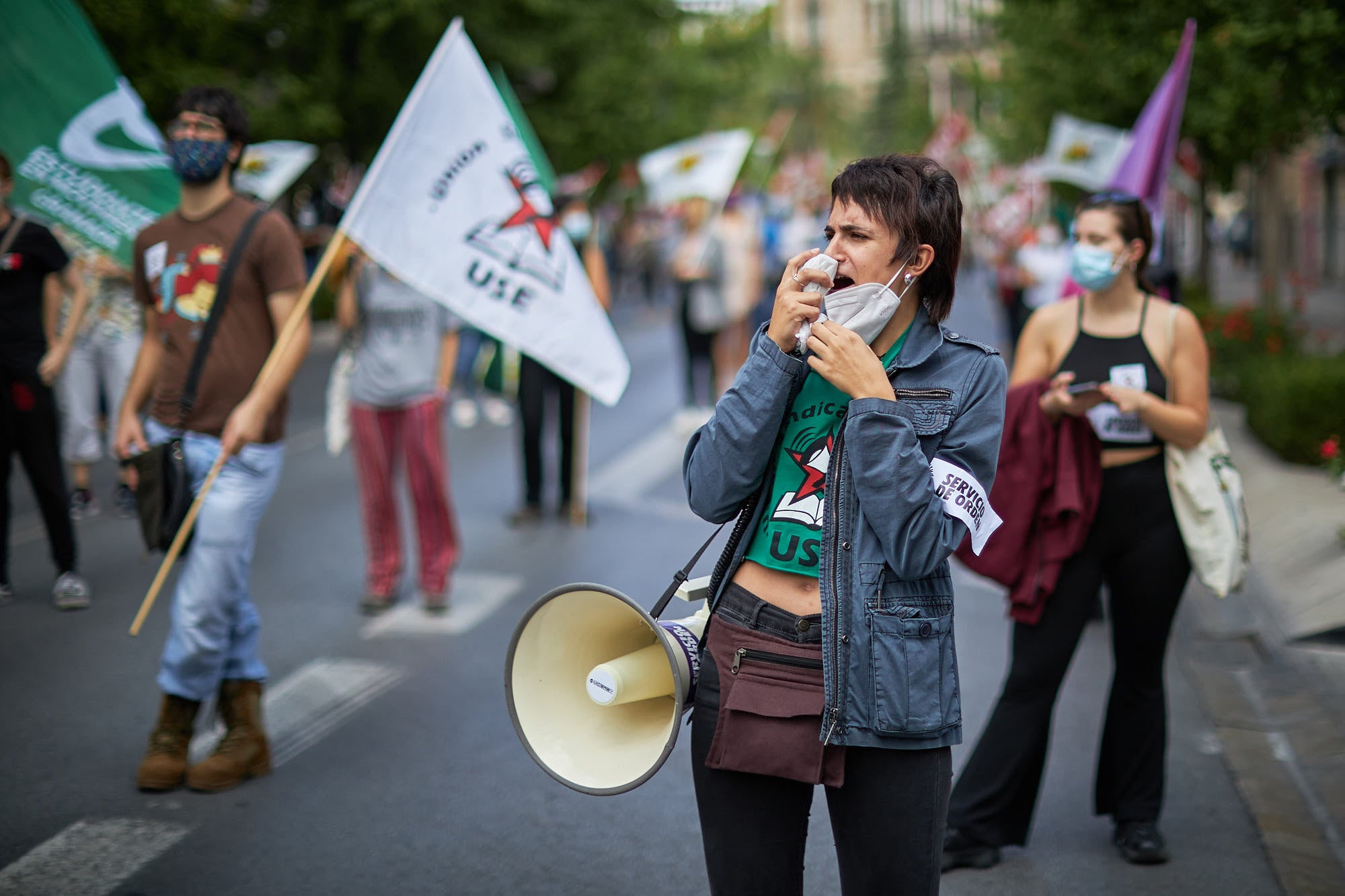 A este parón lectivo le seguirá una manifestación que partirá a las 12.30 horas de la Delegación Educación