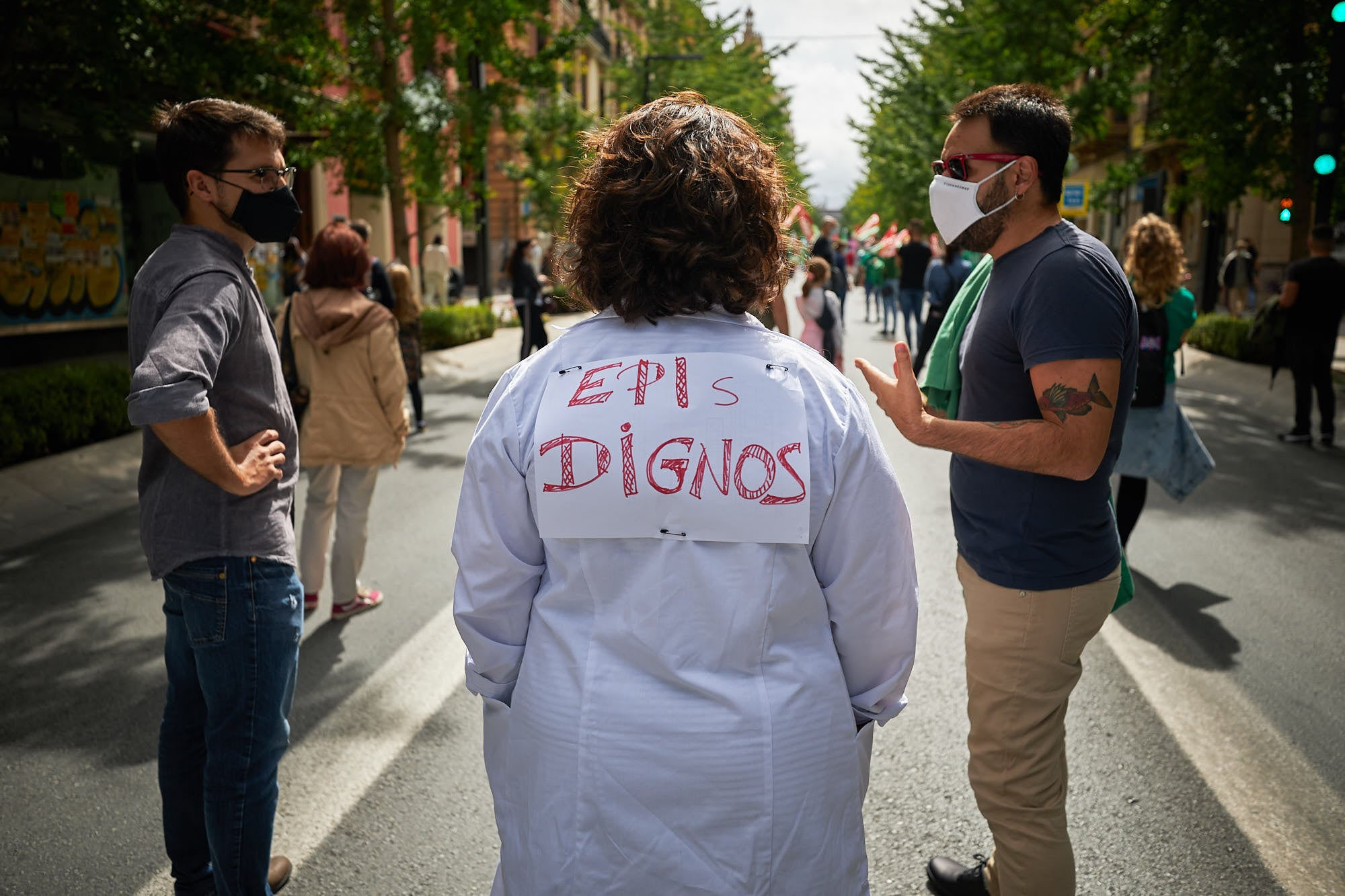 A este parón lectivo le seguirá una manifestación que partirá a las 12.30 horas de la Delegación Educación