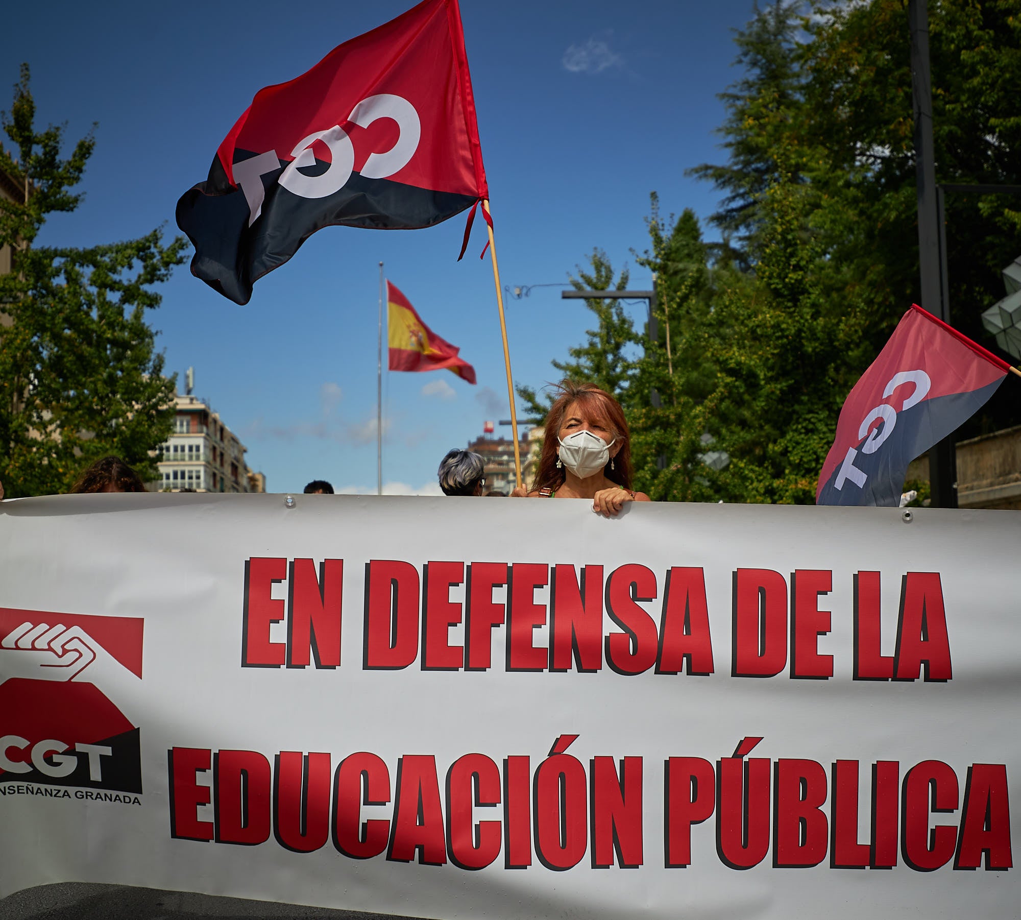 A este parón lectivo le seguirá una manifestación que partirá a las 12.30 horas de la Delegación Educación