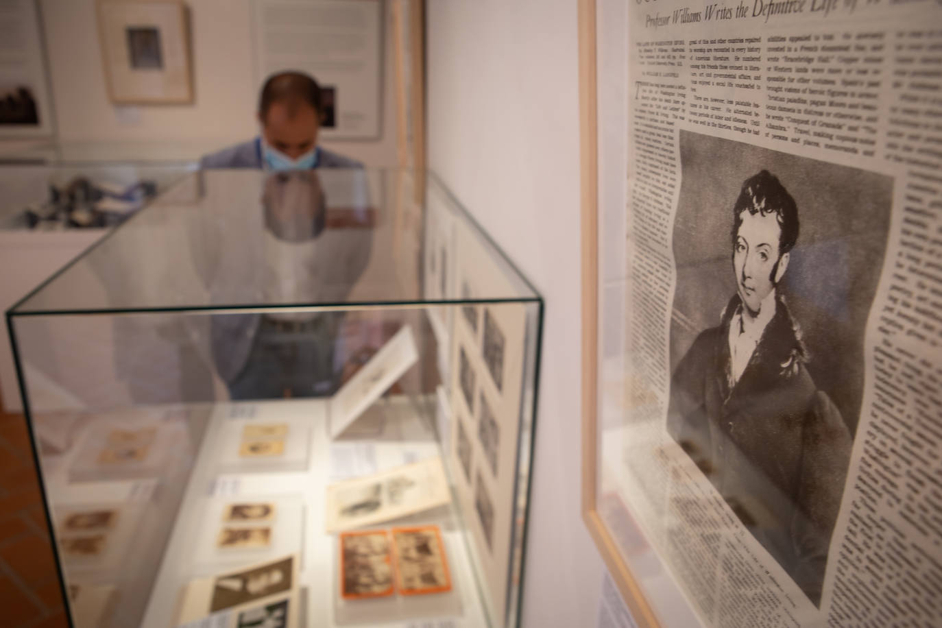 Exposición sobre Washington Irving en Casa de Zafra.