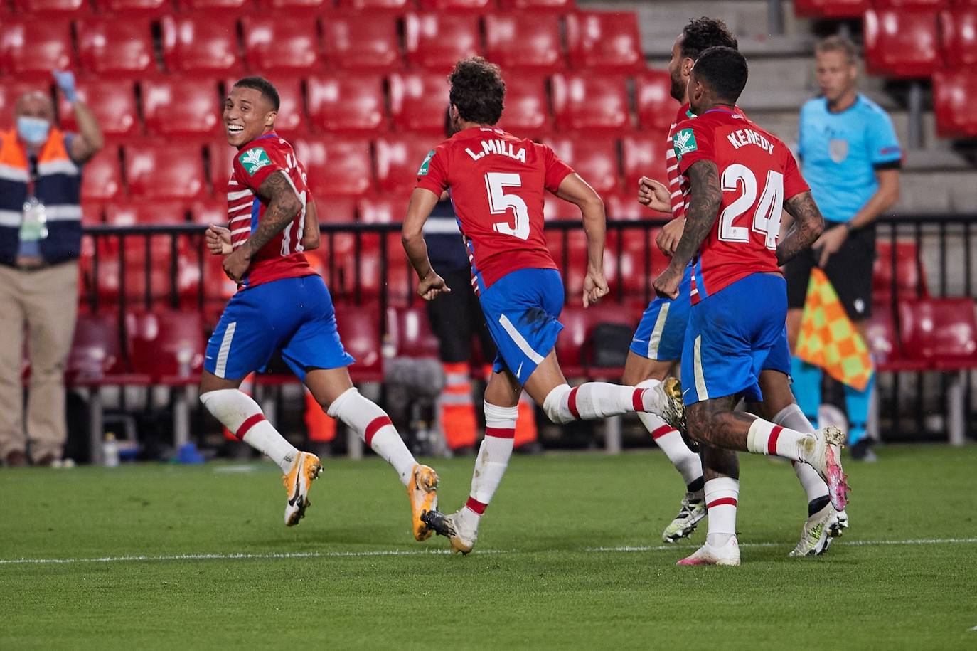 Fotos: Las mejores imágenes del Granada - Lokomotive Tbilisi