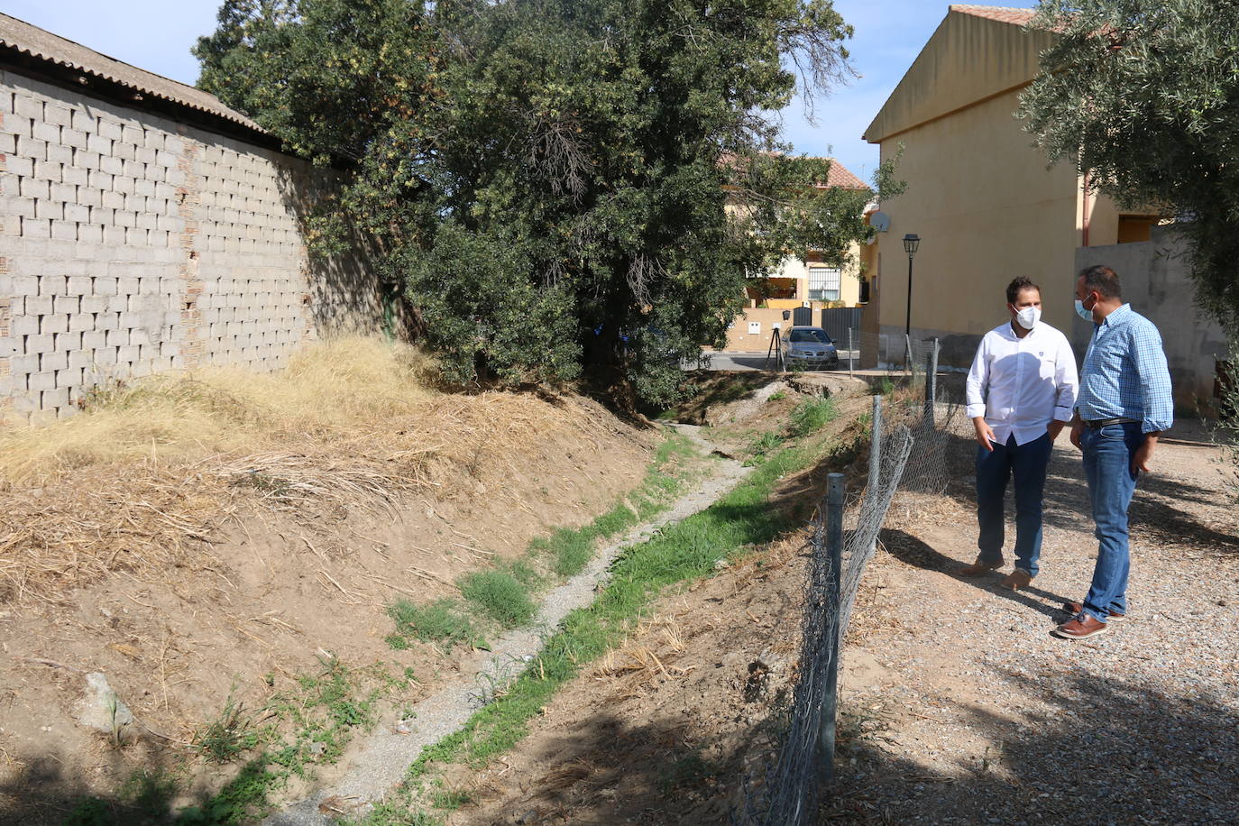 Barranco Marañón en Alhendín, uno en los que se ha actuado. 