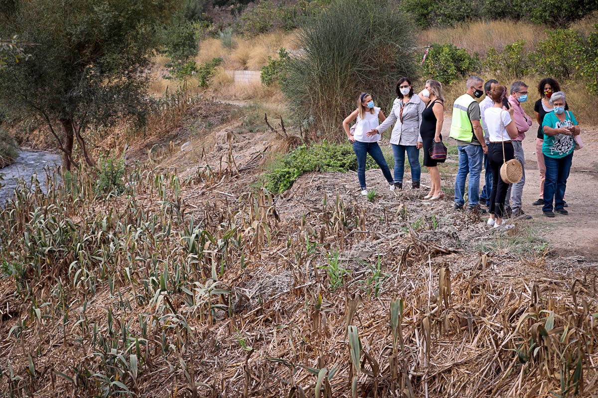 Limpieza de ramblas en la Costa