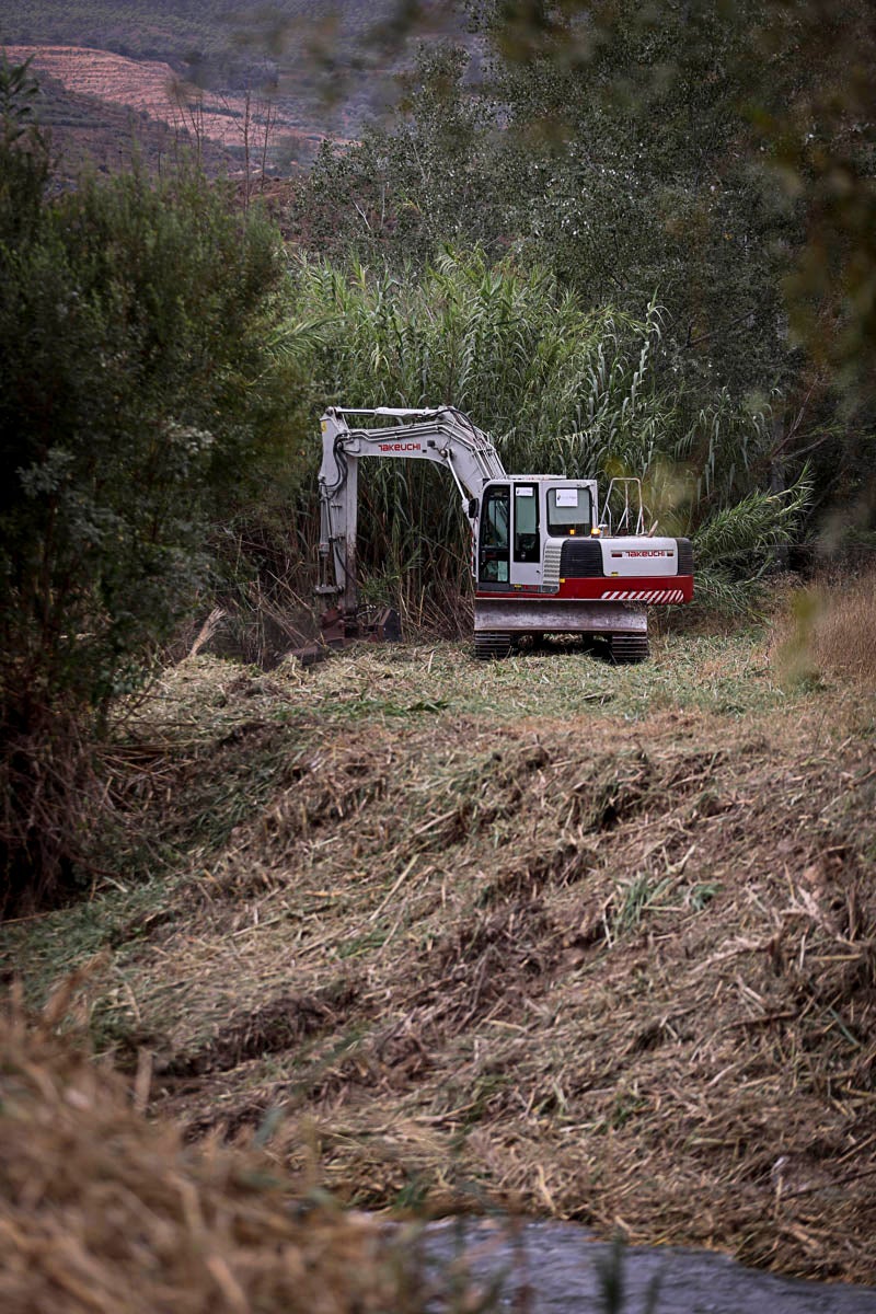 Limpieza de ramblas en la Costa