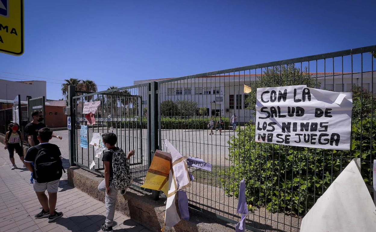 El colegio Sacratif de Carchuna.