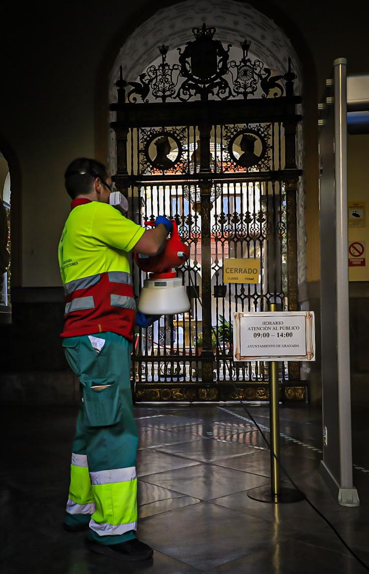 La casa consistorial de la Plaza del Carmen permanecerá cerrada al menos 24 horas