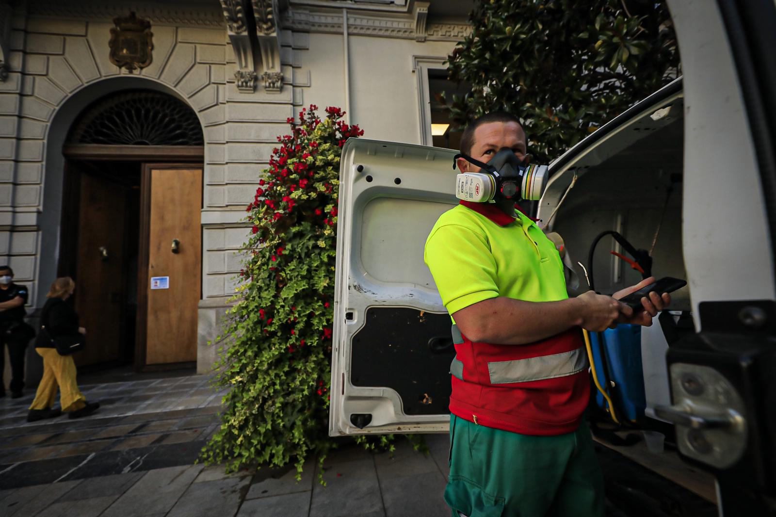 La casa consistorial de la Plaza del Carmen permanecerá cerrada al menos 24 horas