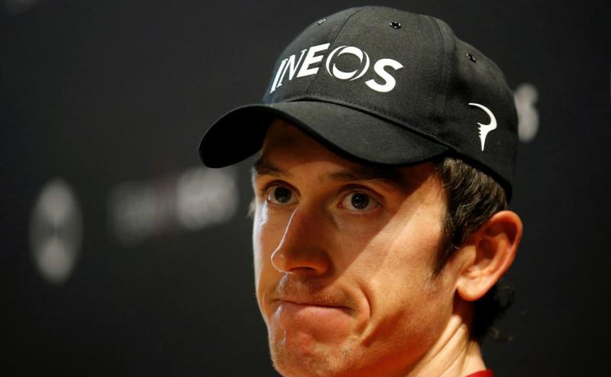 El ciclista británico Geraint Thomas. 