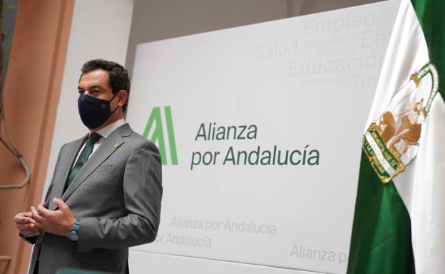 Moreno asegura que la situación de Madrid no afecta a Andalucía