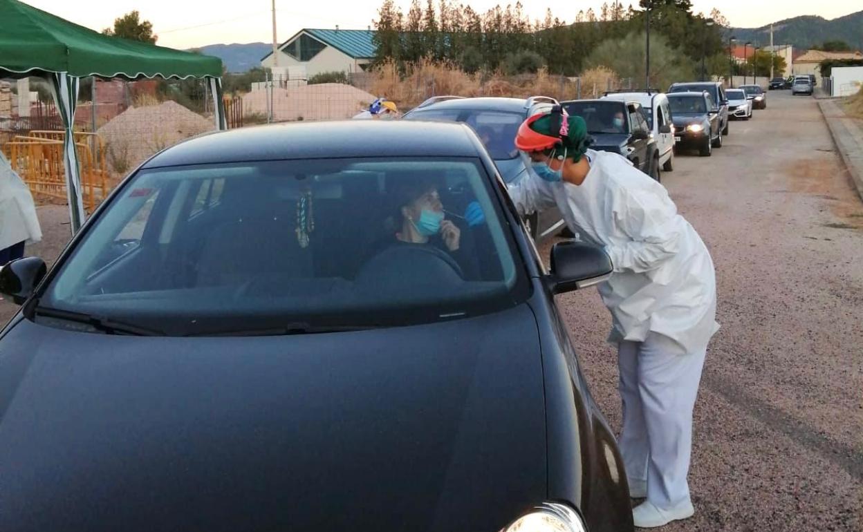 En Siles se realizaron test directamente en los coches.