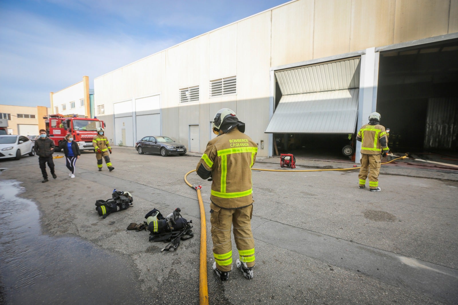 El suceso ha tenido lugar minutos antes de las 09.15 hor