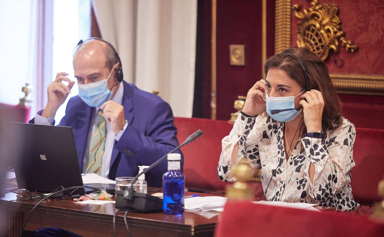 La viceportavoz socialista en el Ayuntamiento de Granada, Raquel Ruz. 