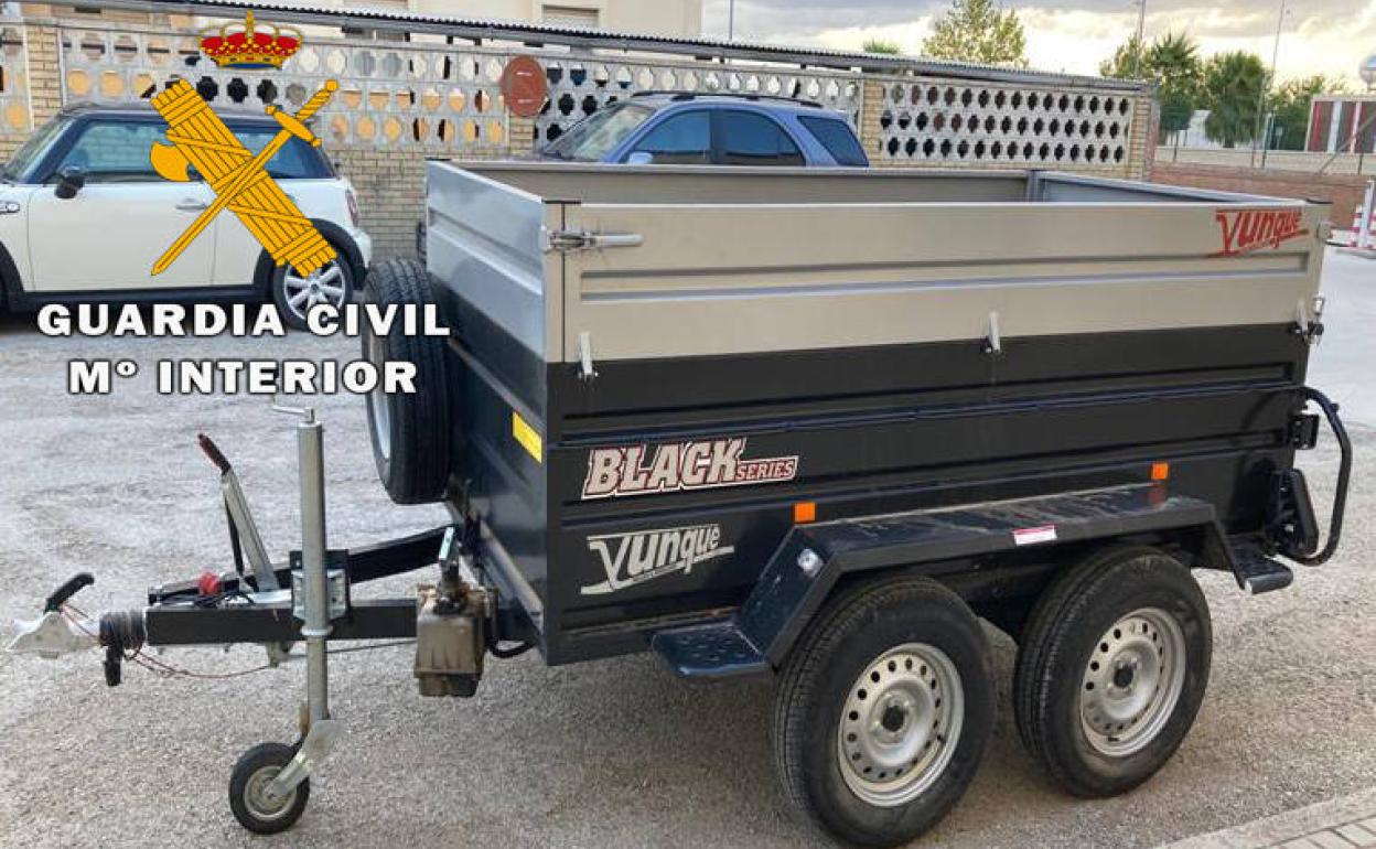 Remolque recuperado. 