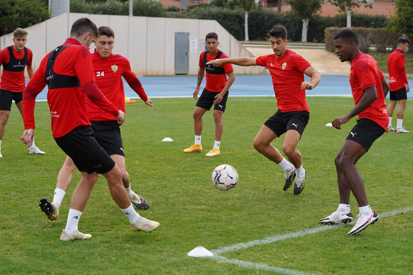 Fotos: La UD Almería quiere ir en serio ante el Cartagena