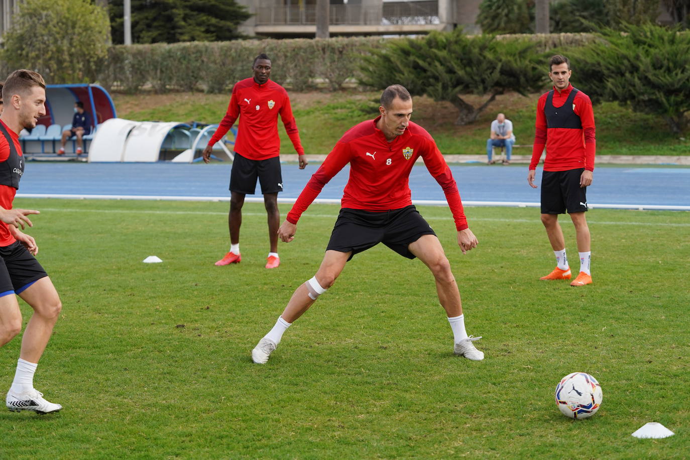 Fotos: La UD Almería quiere ir en serio ante el Cartagena