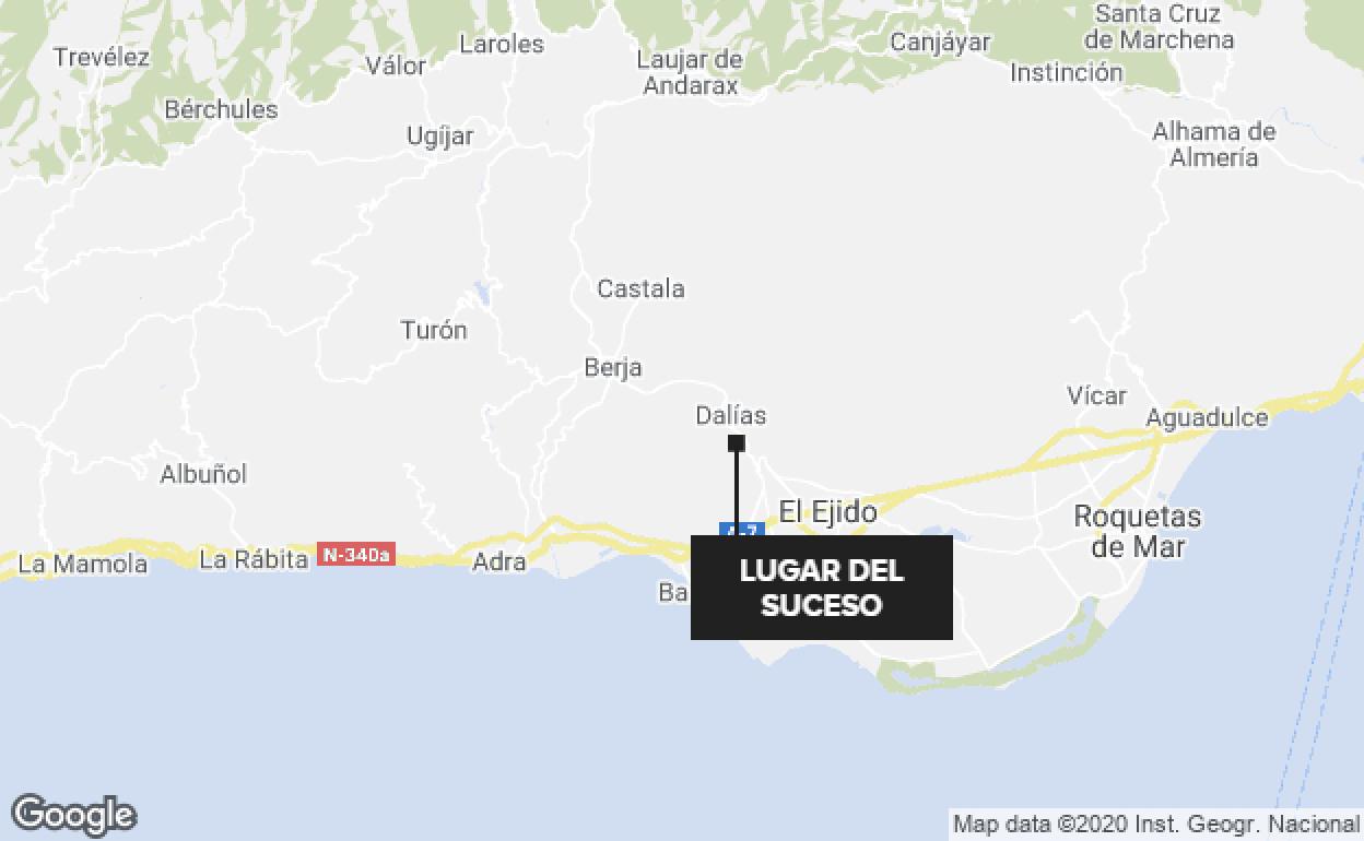 Hombre ahogado en Almería | Hallan fallecido a un hombre ahogado en una balsa de Dalías