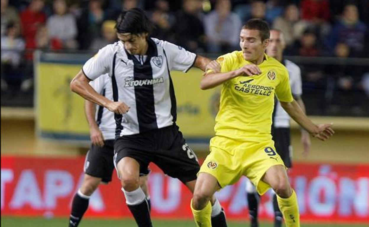 Instantánea de una visita anterior del PAOK a España, en este caso al Villarreal. 