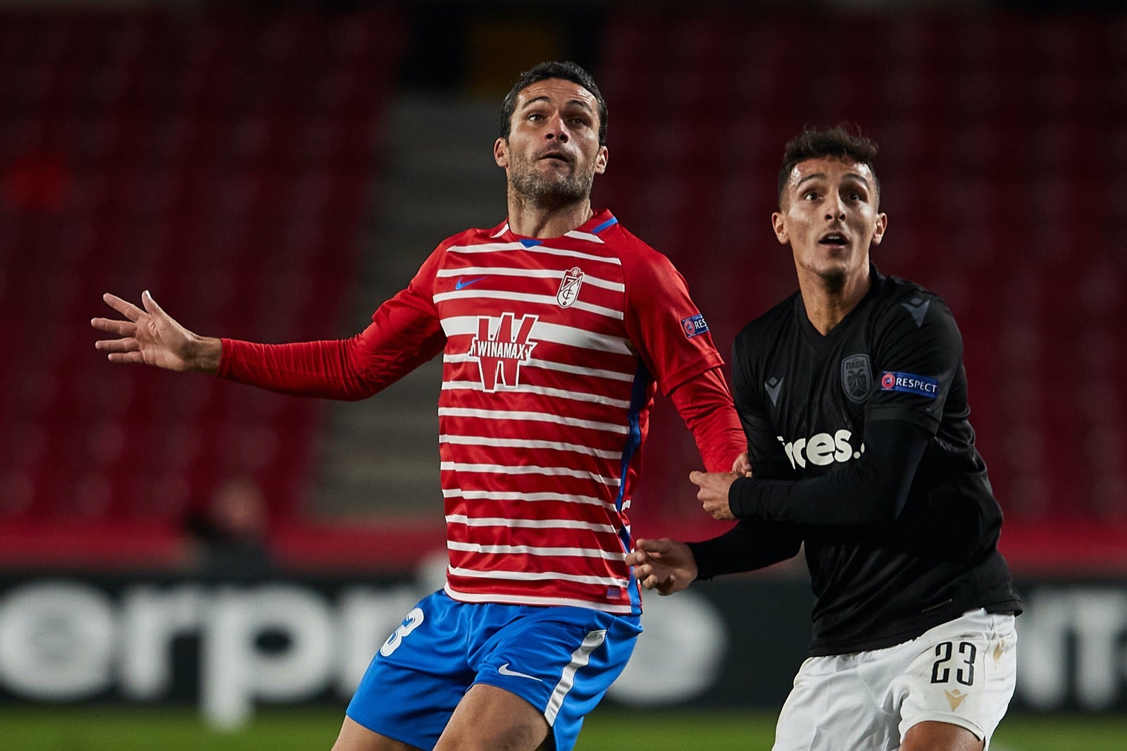 El conjunto rojiblanco se ha estrenado en Europa League en Los Cármenes