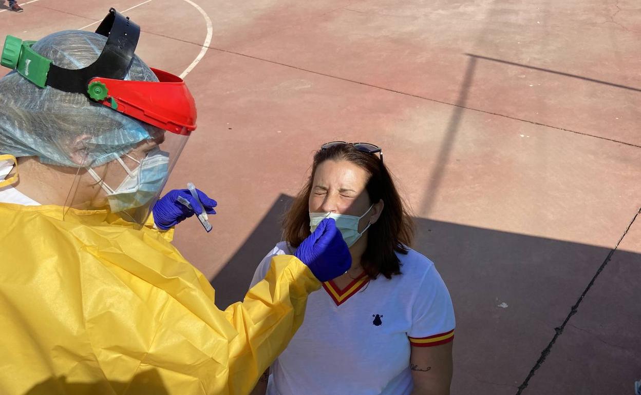 Cribado realizado hace unas semanas en el municipio almeriense de Turre.