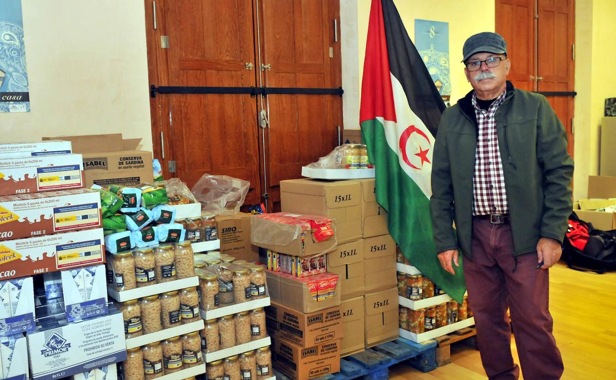 Francisco Gutiérrez, presidente de 'Amigos del Sáhara Libre'. 