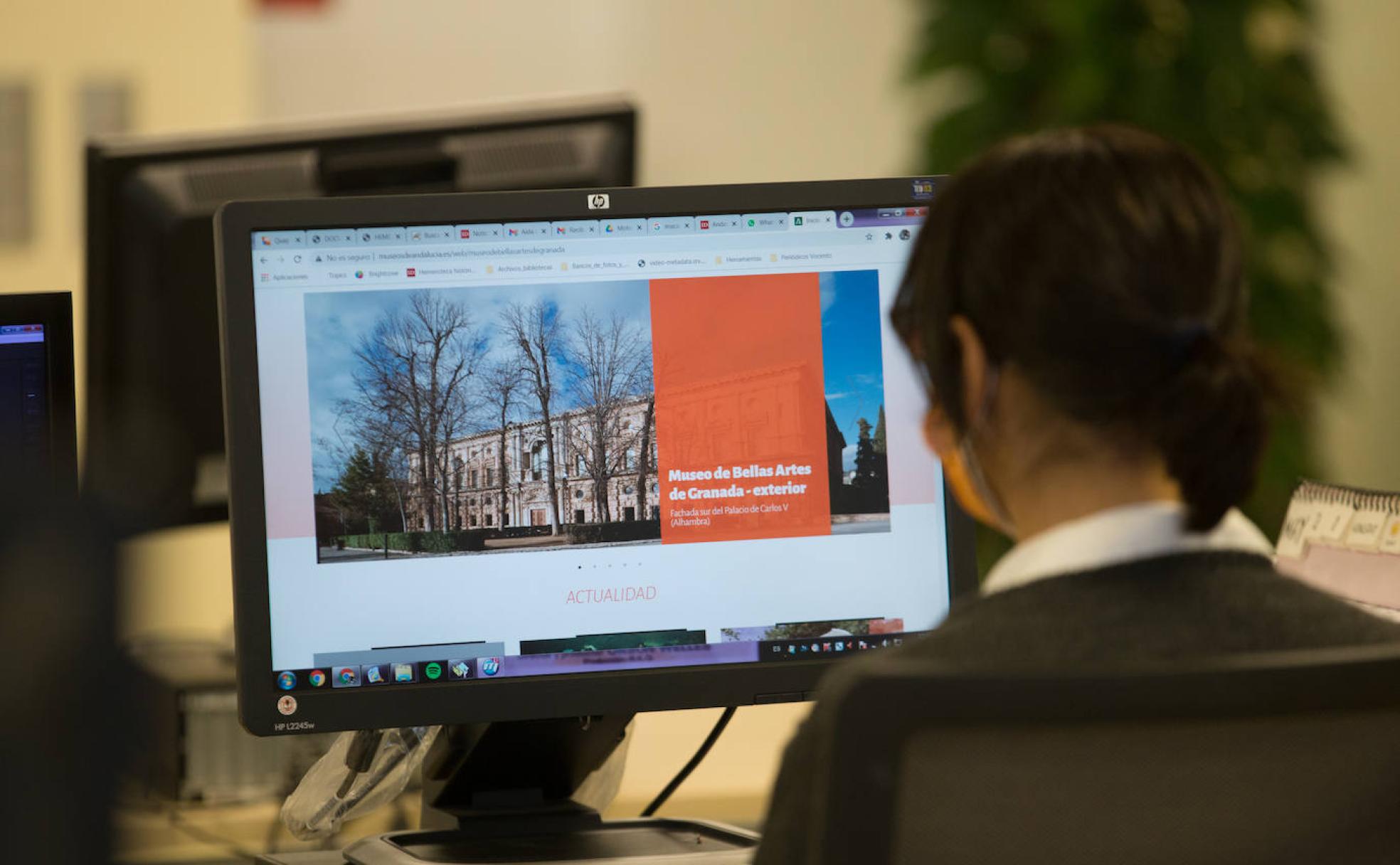 La web del Museo de Bellas Artes permite consultar algunas de sus obras más singulares. 