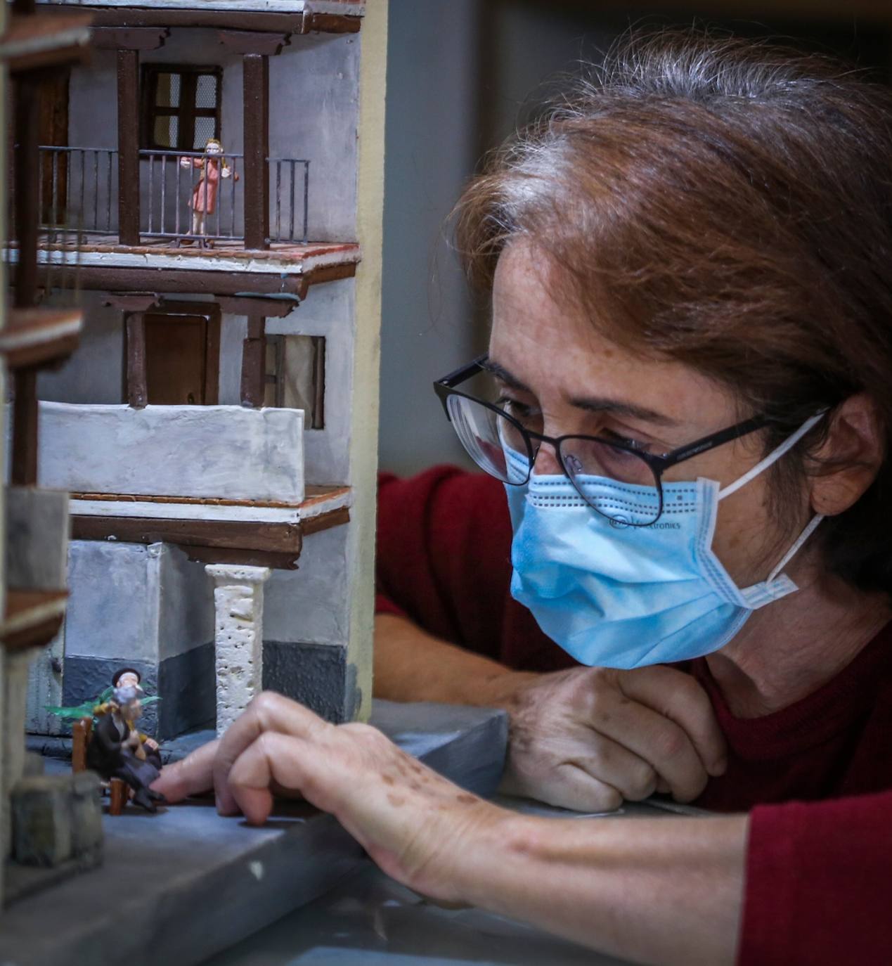 Fotos: La maqueta de la Corrala de Santiago, al detalle