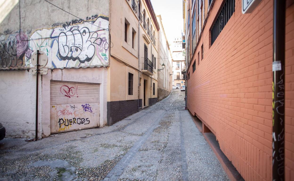 Estado actual de la calle Capilla de San Andrés.