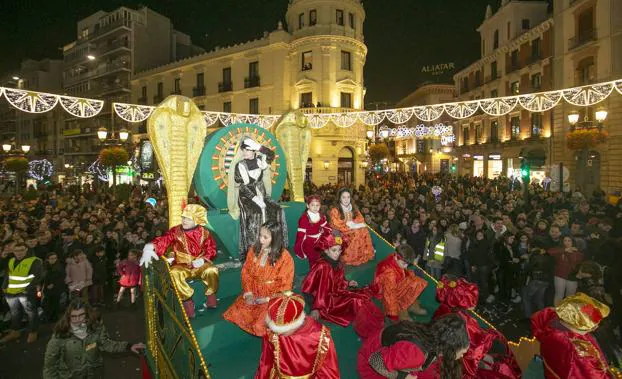 Cabalgata de Reyes Magos de Granada. 