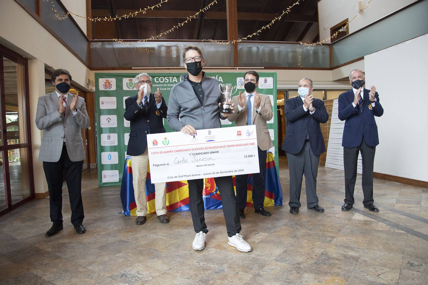 Carlos Suneson consigue el Campeonato de España de Profesionales Senior en Playa Serena. 