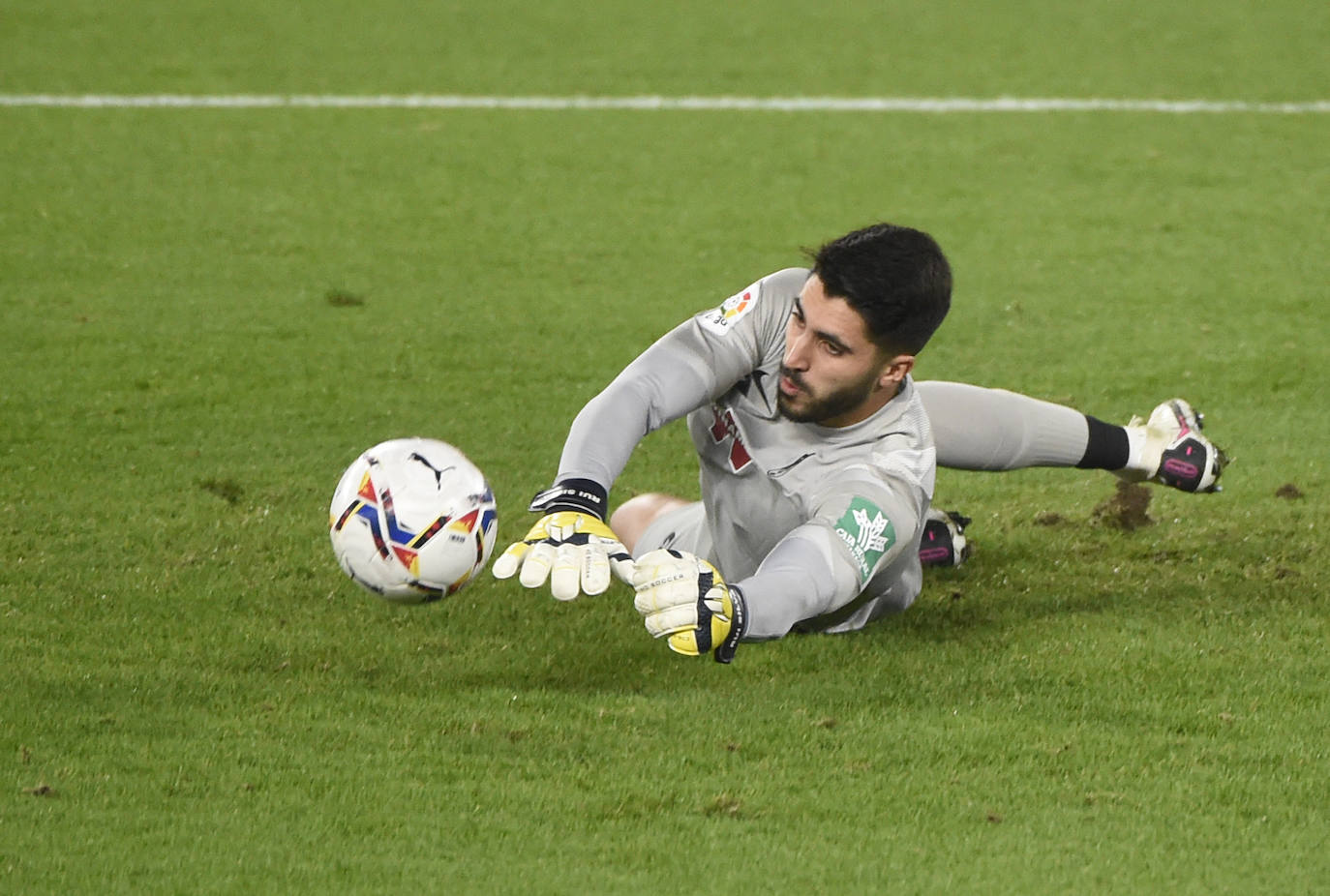 Rui Silva evitó una derrota humillante en Balaídos con sus intervenciones.