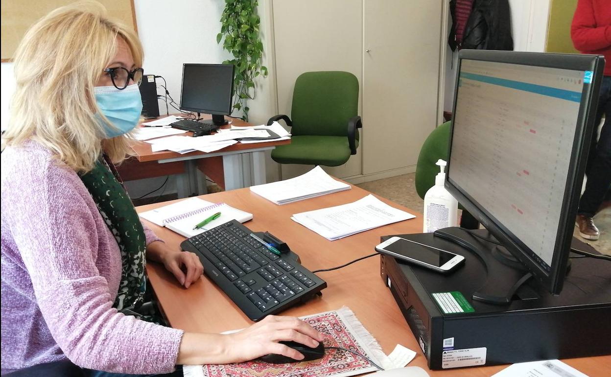 Raquel Rodríguez es la coordinadora de Enfermería referente de los centros educativos de Granada. 