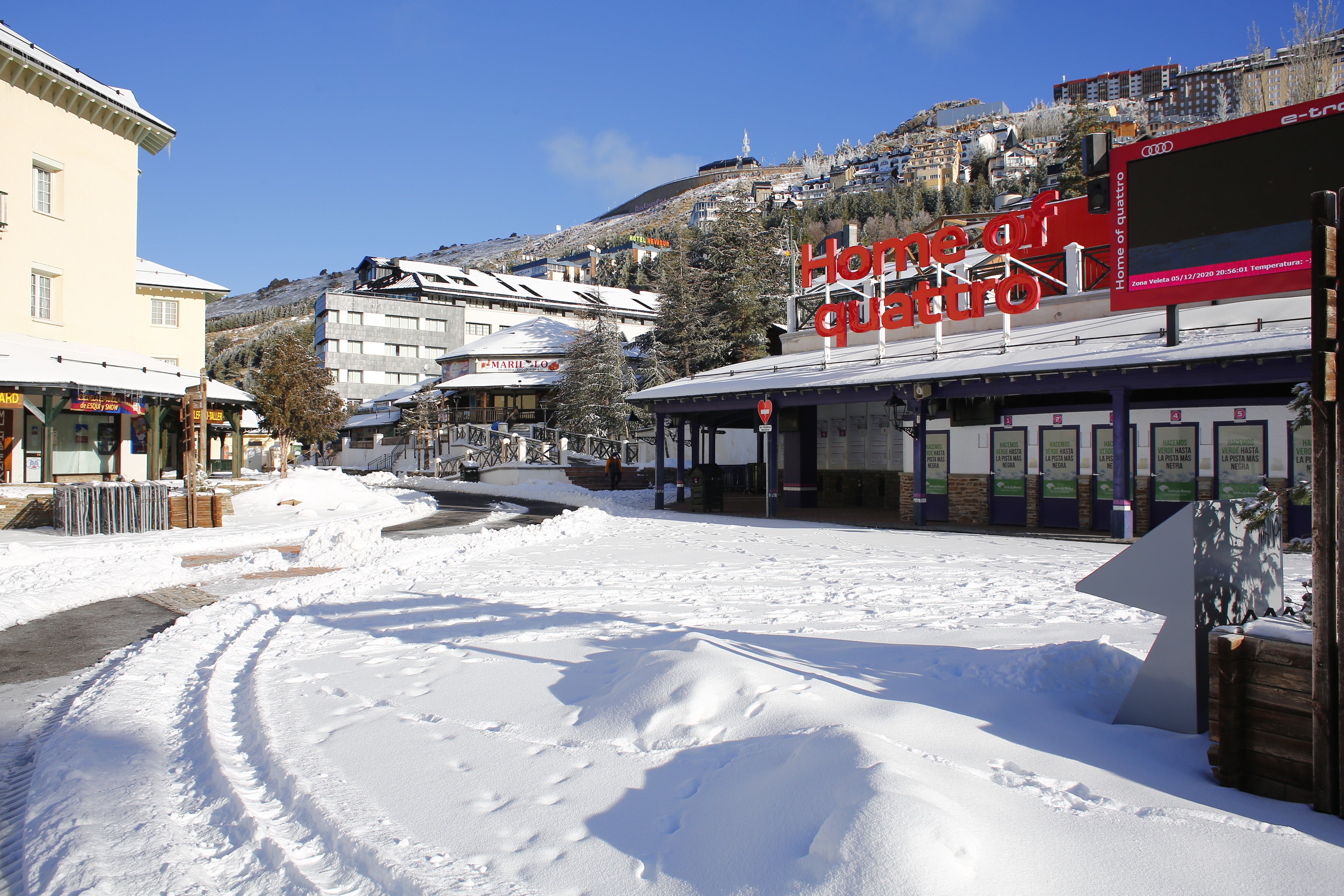 Fotos: Así amanece Sierra Nevada tras las últimas nevadas