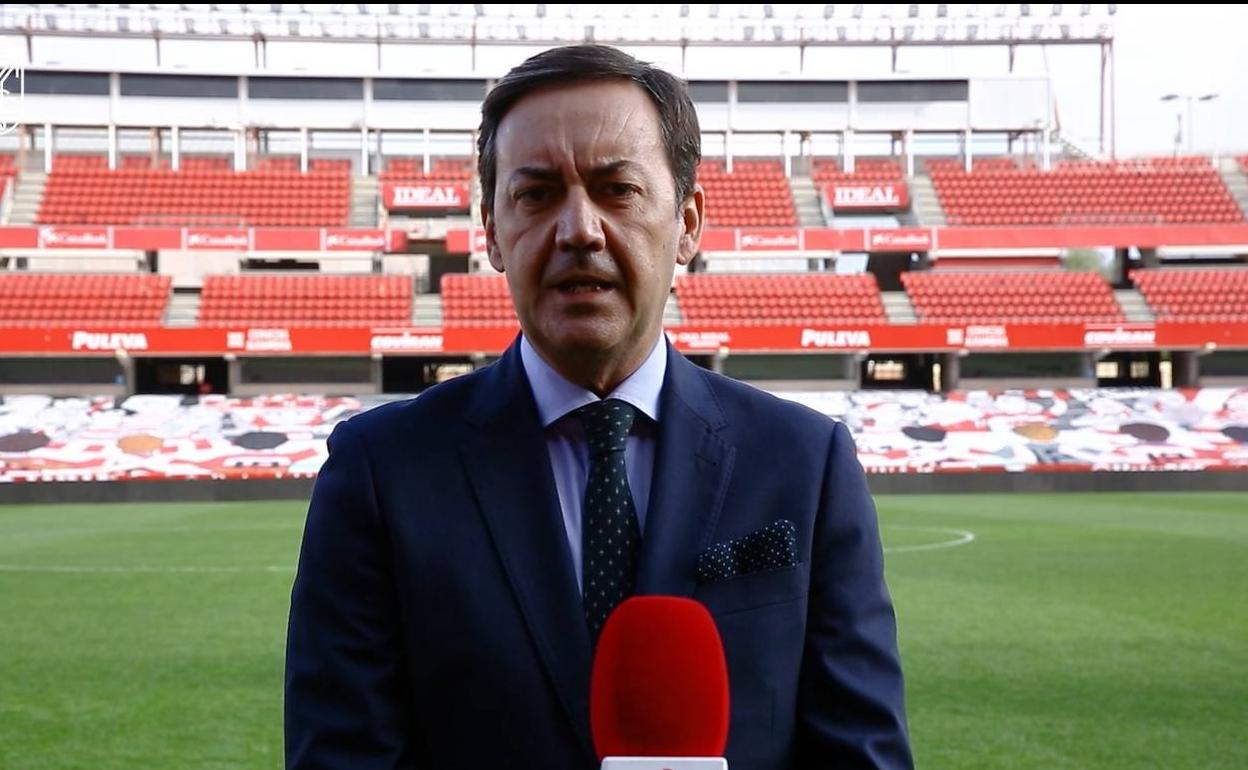 Antonio Fernández Monterrubio valoró desde Los Cármenes el emparejamiento con el Nápoles. 