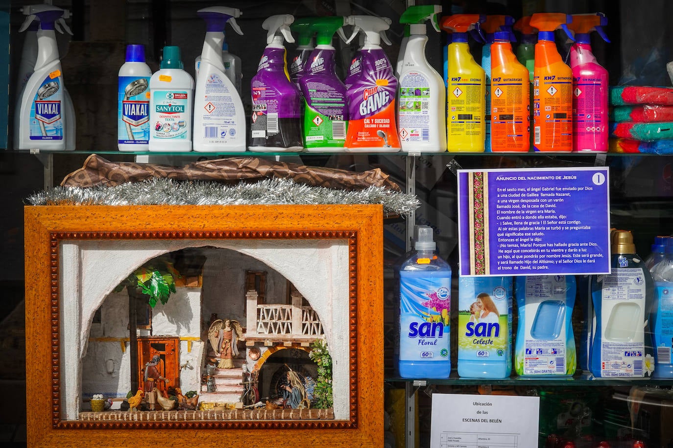 Fotos: Así es el belén repartido por las casas de Víznar