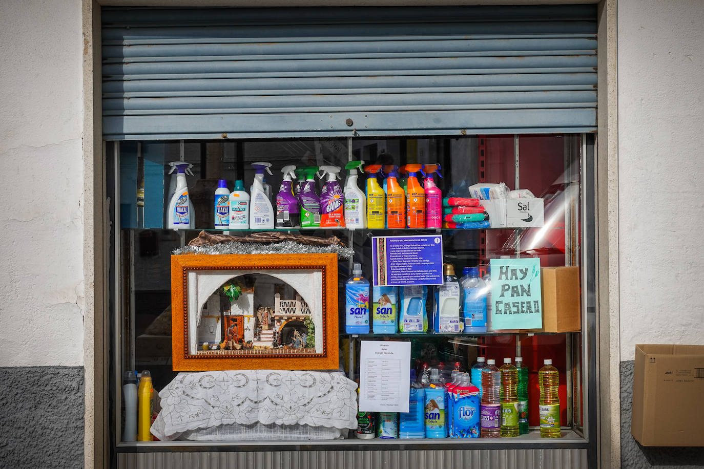 Fotos: Así es el belén repartido por las casas de Víznar