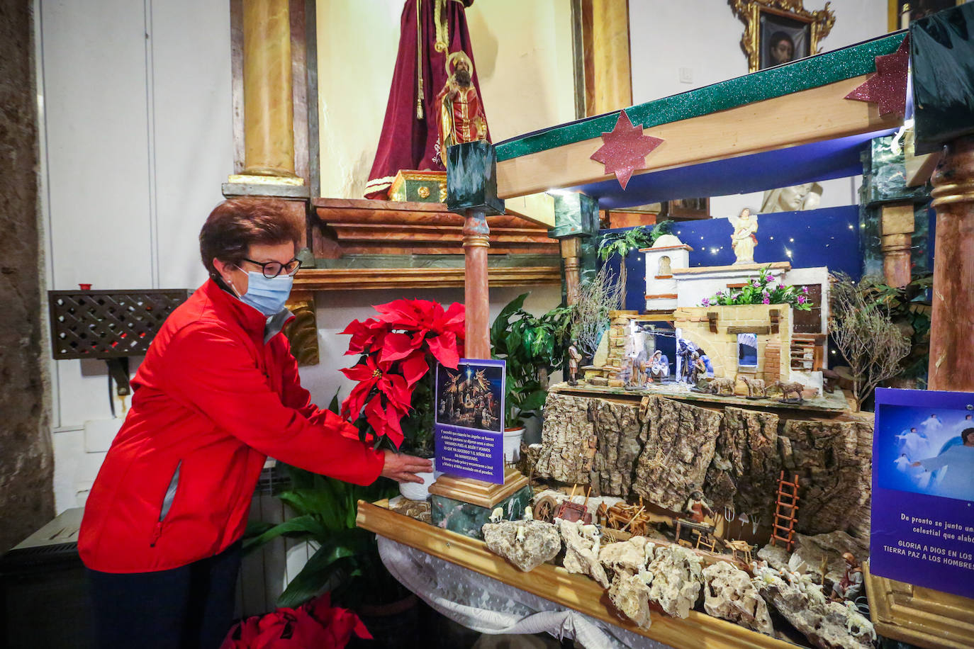 Fotos: Así es el belén repartido por las casas de Víznar