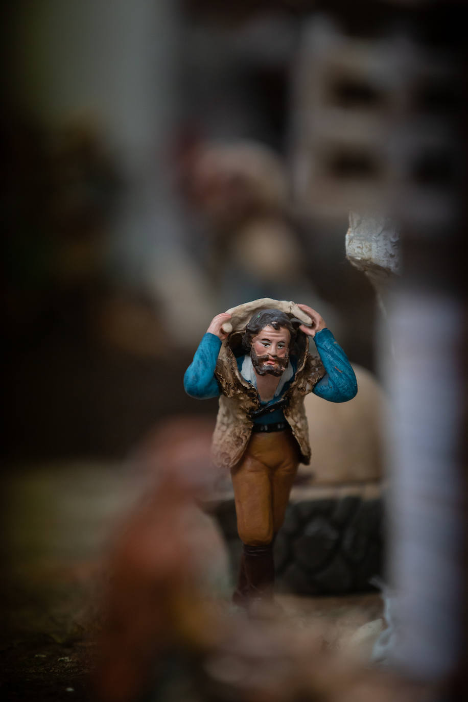 Uno de los tres palacios del belén de la Federación de Caseteros. 