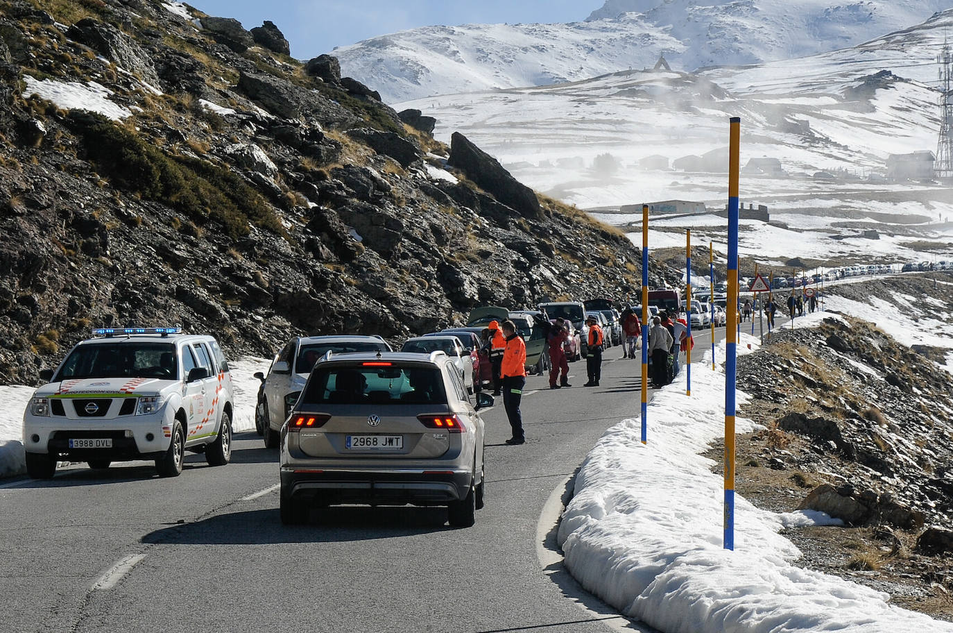 Treinta kilómetros de pistas que permanecen abiertos el segundo día de la temporada 2020-2021.