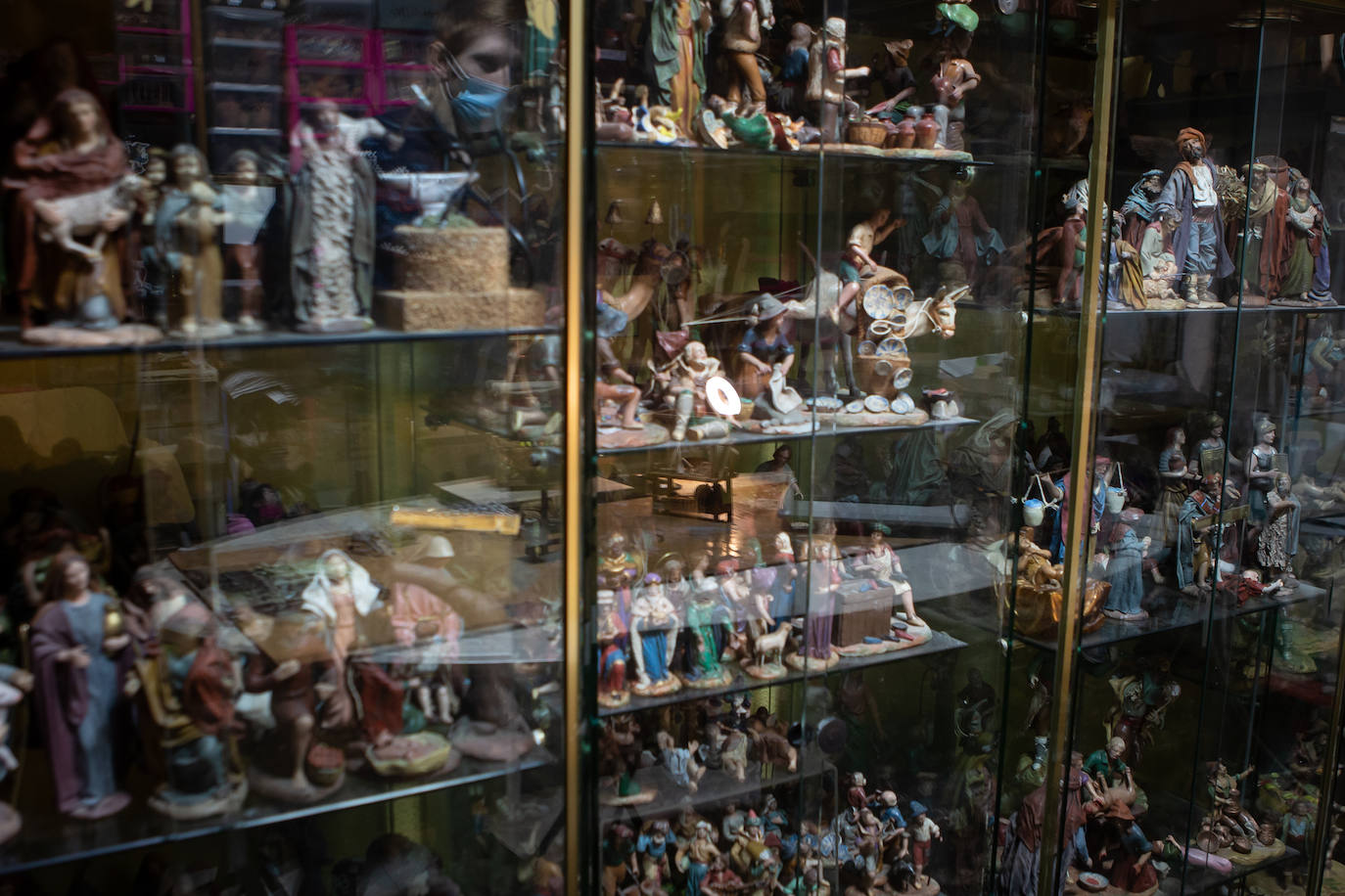 La familia Uribe Ruiz tiene una impresionante colección de belenes. 