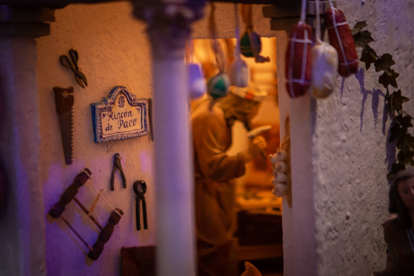 La familia Uribe Ruiz tiene una impresionante colección de belenes. 