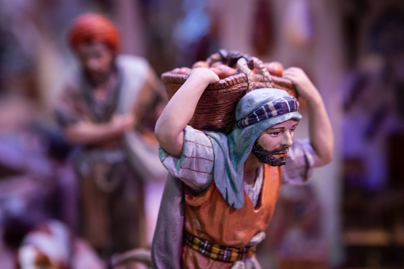 La familia Uribe Ruiz tiene una impresionante colección de belenes. 