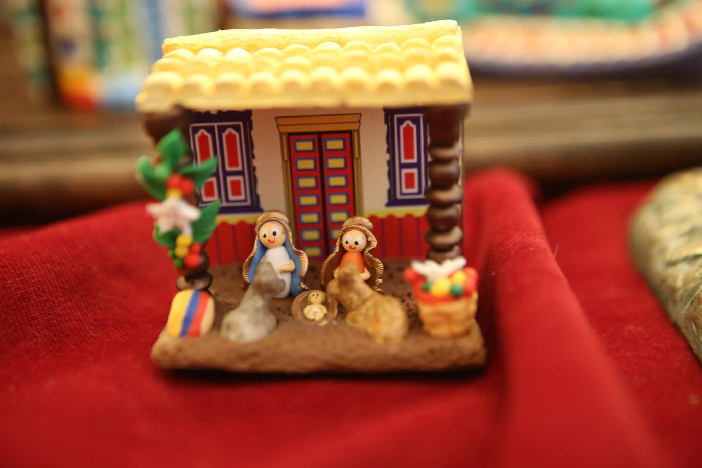 La familia Uribe Ruiz tiene una impresionante colección de belenes. 