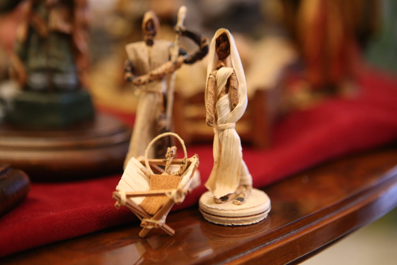 La familia Uribe Ruiz tiene una impresionante colección de belenes. 