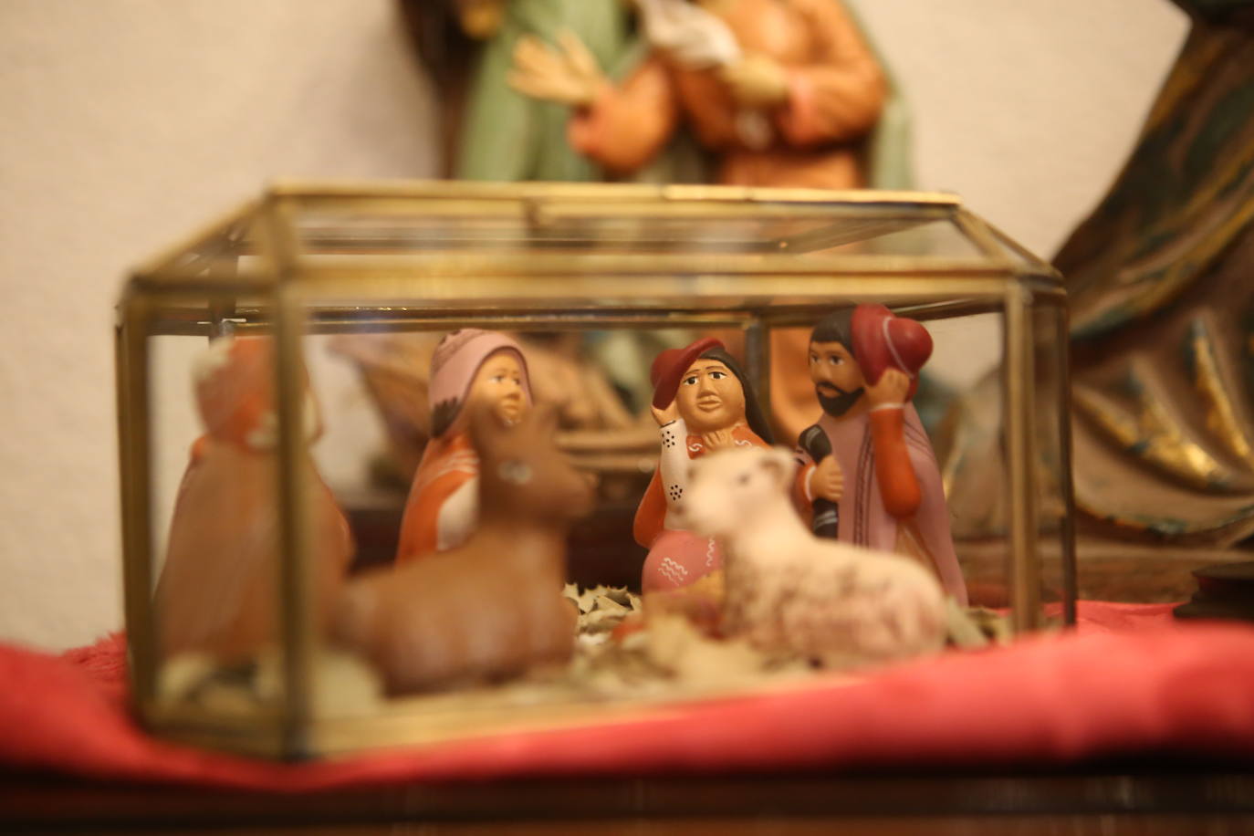 La familia Uribe Ruiz tiene una impresionante colección de belenes. 